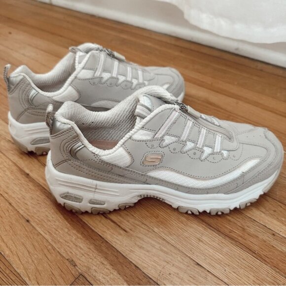 TRUE Y2K SKETCHERS zip up d’lites sneakers - Picture 1 of 5